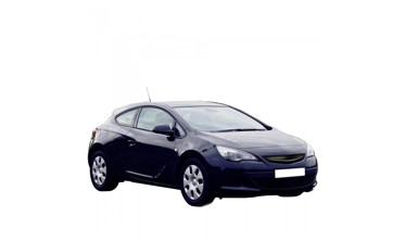 Решетка радиатора Opel Astra J IV GTC черная  фото
