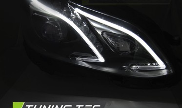 Тюнинговые фары передние MERCEDES E W212 черные FULL LED фото