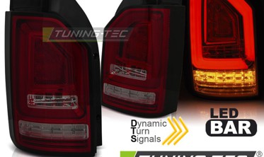 Ліхтарі тюнінгові LED BAR Volkswagen T6 дорестайл (динамічні повороти) фото