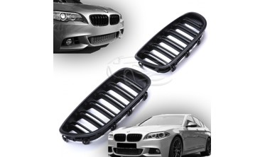 Решетка (ноздри) BMW F10/F11 М5 style черная фото