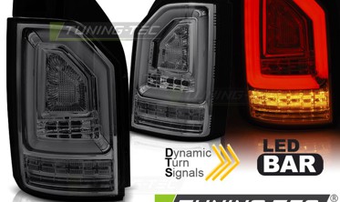 Тоновані LED ліхтарі задні Volkswagen T6 ляда (заміна LED OEM) фото