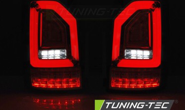 Тоновані LED ліхтарі задні Volkswagen T6 ляда (заміна LED OEM) фото