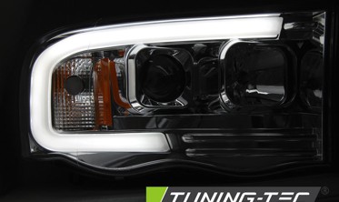 Діодні фари передні Dodge Ram хромовані фото